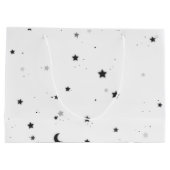 独自ののカスタム作成パーソナライズされた ラージペーパーバッグ (裏面)