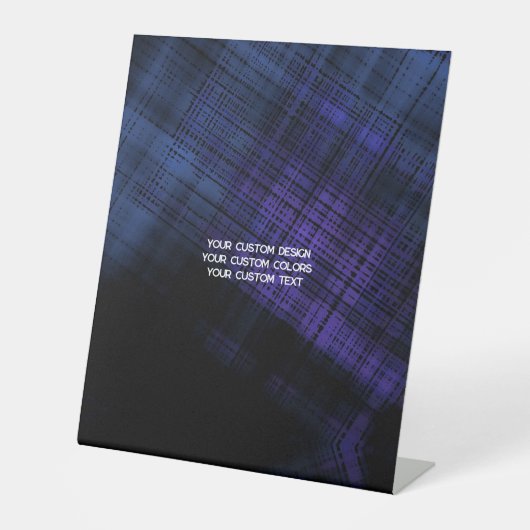 独自ののカスタム作成パーソナライズされた 台座サイン (正面)