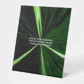 独自ののカスタム作成パーソナライズされた 台座サイン (正面)