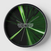 独自ののカスタム作成パーソナライズされた 壁時計 (正面)