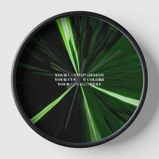 独自ののカスタム作成パーソナライズされた 壁時計 (正面)