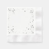 独自ののカスタム作成パーソナライズされた 縁ありカクテルナプキン (正面)