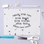 独自ののカスタム作成パーソナライズされた 薄葉紙 (クラフト)