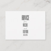 独自ののカスタム作成 アドバイスカード (正面)