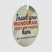 独自ののカスタム作成 オーナメント (正面)