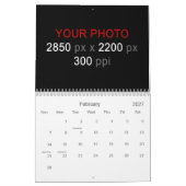 独自ののカスタム作成 カレンダー (2月 2027)