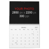 独自ののカスタム作成 カレンダー (1月 2027)