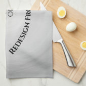 独自ののカスタム作成 キッチンタオル (四つ折り)