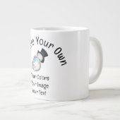 独自ののカスタム作成 ジャンボコーヒーマグカップ (正面右)