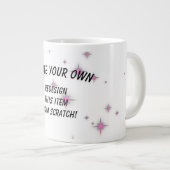 独自ののカスタム作成 ジャンボコーヒーマグカップ (正面右)