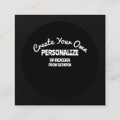 独自ののカスタム作成 スクエア名刺 (正面)