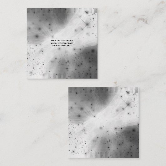 独自ののカスタム作成 スクエア名刺 (正面/裏面)