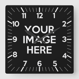 独自ののカスタム作成 スクエア壁時計