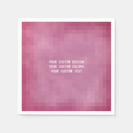 独自ののカスタム作成 スタンダードカクテルナプキン (正面)