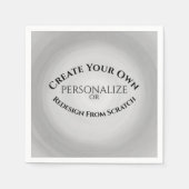 独自ののカスタム作成 スタンダードカクテルナプキン (正面)