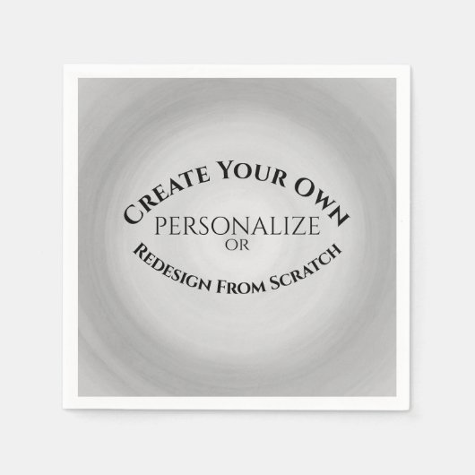 独自ののカスタム作成 スタンダードカクテルナプキン (正面)