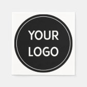 独自ののカスタム作成 スタンダードカクテルナプキン (正面)