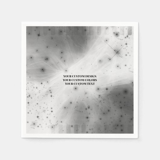 独自ののカスタム作成 スタンダードカクテルナプキン (正面)