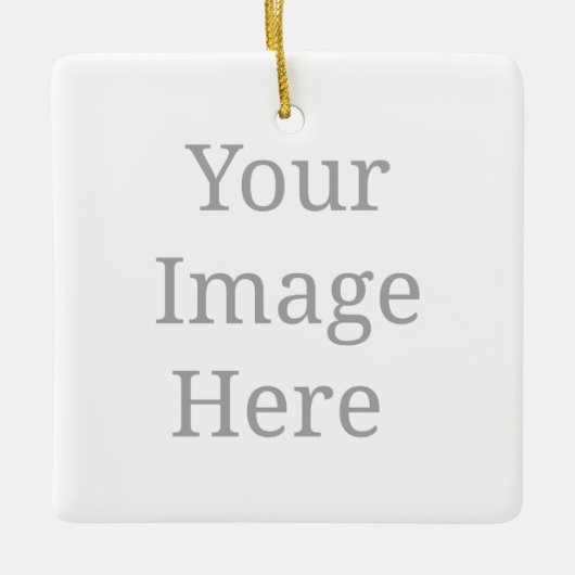独自ののカスタム作成 セラミックオーナメント (正面)