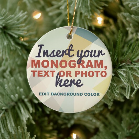 独自ののカスタム作成 セラミックオーナメント (ツリー)