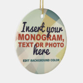 独自ののカスタム作成 セラミックオーナメント (右)