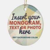 独自ののカスタム作成 セラミックオーナメント (左)