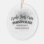 独自ののカスタム作成 セラミックオーナメント (左)