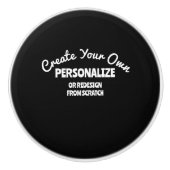 独自ののカスタム作成 セラミックノブ (正面)