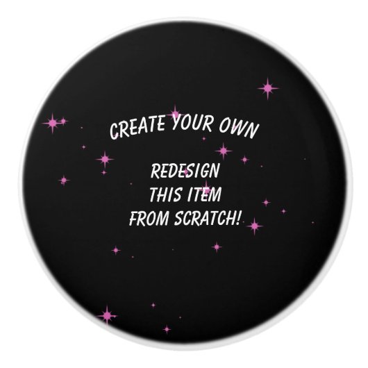 独自ののカスタム作成 セラミックノブ (正面)