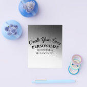 独自ののカスタム作成 チラシ (シングル)