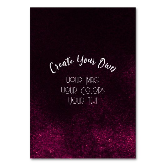 独自ののカスタム作成 テーブルナンバー (正面)