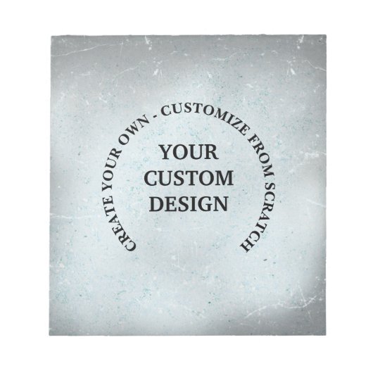 独自ののカスタム作成 ノートパッド (正面)