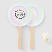 独自ののカスタム作成 ハンドファン (正面&裏面)