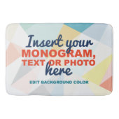 独自ののカスタム作成 バスマット (正面)