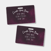 独自ののカスタム作成 バッジ (正面＆裏面)