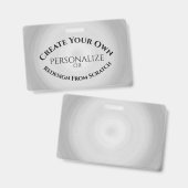 独自ののカスタム作成 バッジ (正面＆裏面)