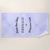 独自ののカスタム作成 ビーチタオル (正面)