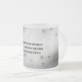 独自ののカスタム作成 フロストグラスマグカップ (正面右)