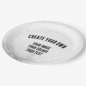 独自ののカスタム作成 ペーパープレート (アングル)