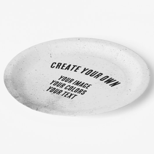 独自ののカスタム作成 ペーパープレート (アングル)