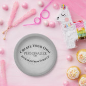 独自ののカスタム作成 ペーパープレート (パーティー)