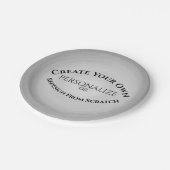 独自ののカスタム作成 ペーパープレート (アングル)