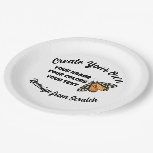 独自ののカスタム作成 ペーパープレート (アングル)