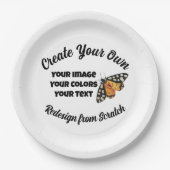 独自ののカスタム作成 ペーパープレート (正面)