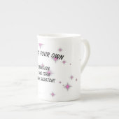 独自ののカスタム作成 ボーンチャイナマグカップ (正面右)