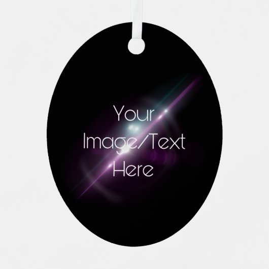 独自ののカスタム作成 メタルオーナメント (正面)