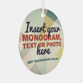 独自ののカスタム作成 メタルオーナメント (正面右)