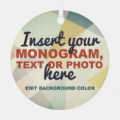 独自ののカスタム作成 メタルオーナメント (正面)