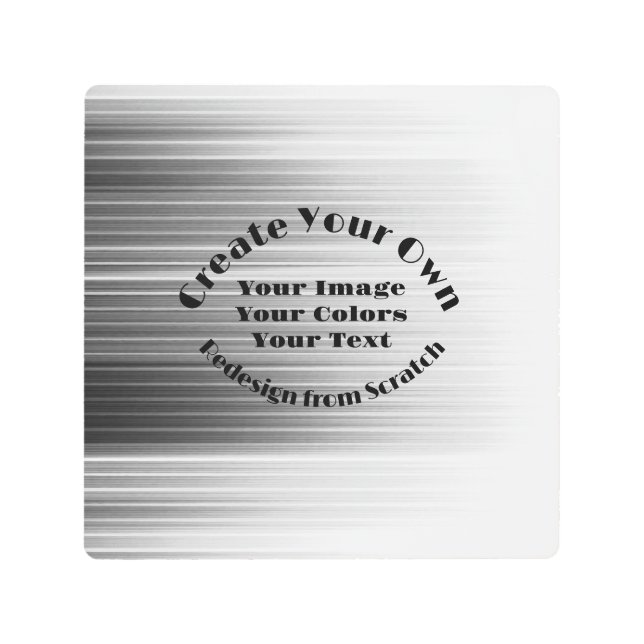 独自ののカスタム作成 メタルプリント (正面)