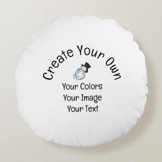 独自ののカスタム作成 ラウンドクッション (正面)